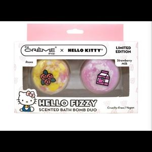 The Crème Shop x Hello Kitty Roses & Strawberry Milk Bath Bomb Gift Set